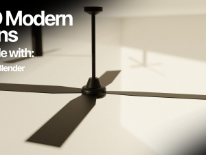 MODERN FANS 3D Модель