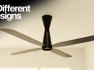 MODERN FANS 3D Model