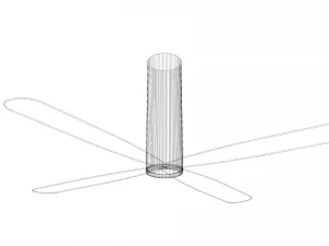 MODERN FANS 3D Model