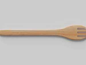 WOODEN CUTLERY PACK 3D Model