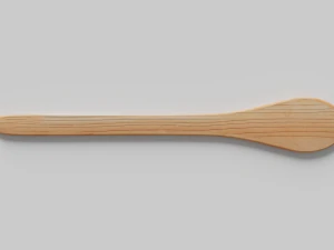 WOODEN CUTLERY PACK 3D Model