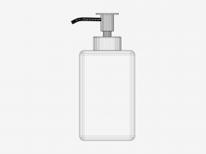 SQUARE SOAP DISPENSER 3D Model