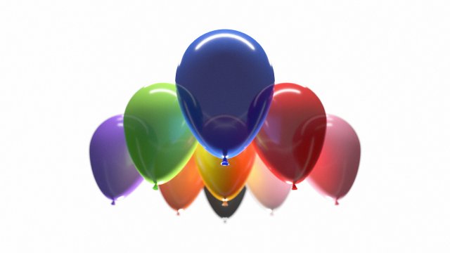 BALLOONS Modelo 3D .c4d .max .obj .3ds .fbx .stl .blend 