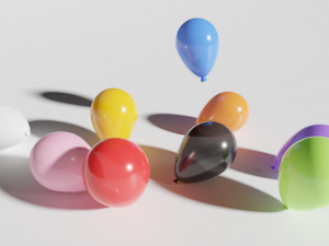 BALLOONS Modelo 3D