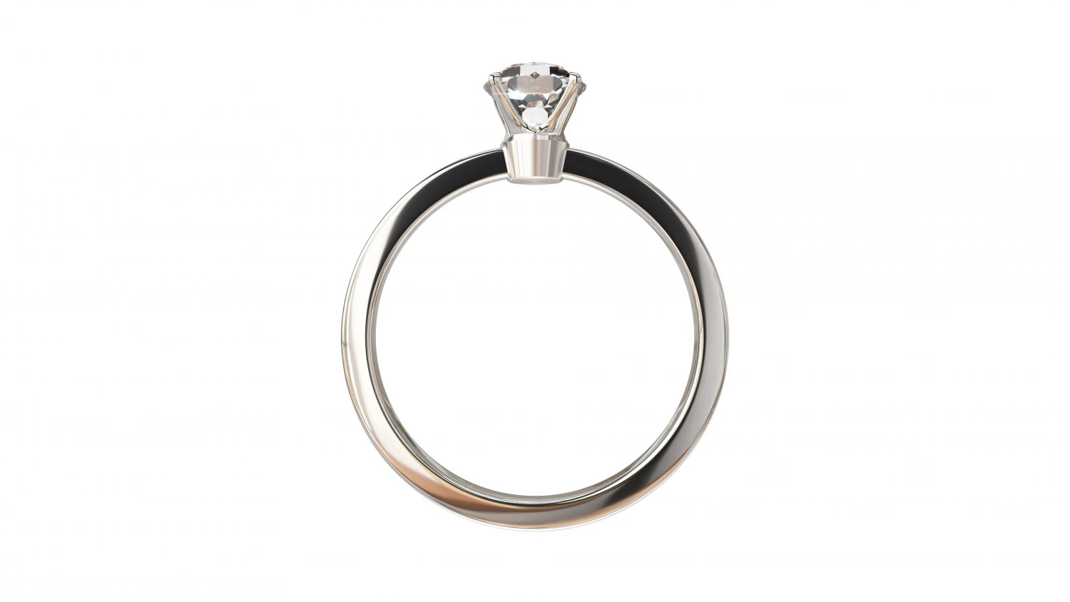 SOLITAIRE DIAMOND RING 3D Model .c4d .max .obj .3ds .fbx .stl .blend 