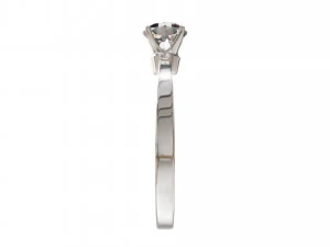 SOLITAIRE DIAMOND RING 3D Model