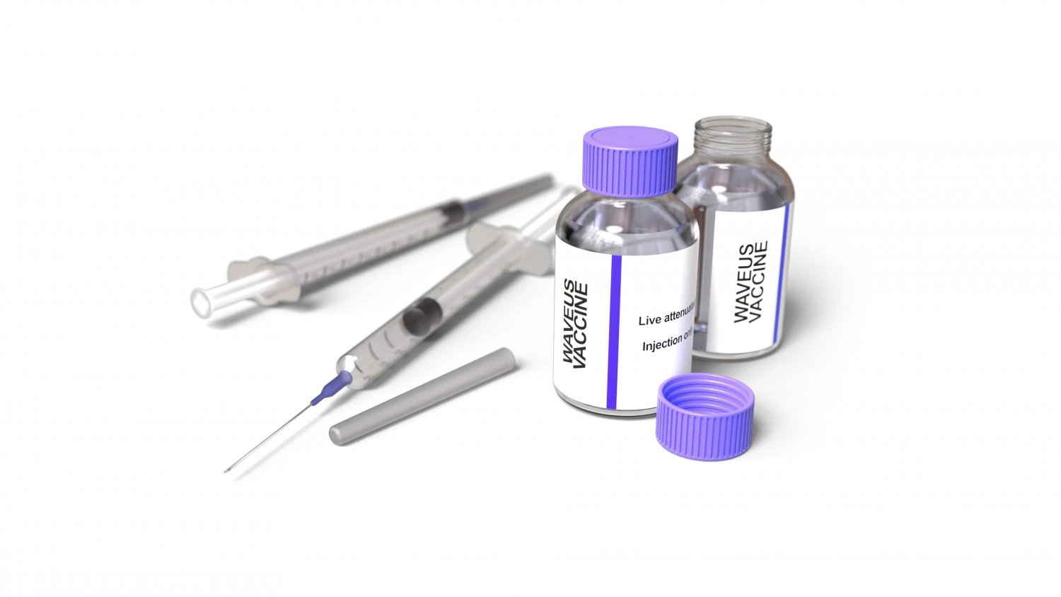 VACCINE SYRINGE 3D Model .c4d .max .obj .3ds .fbx .stl .blend 