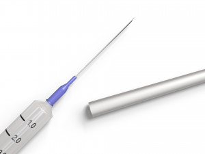VACCINE SYRINGE 3D Model