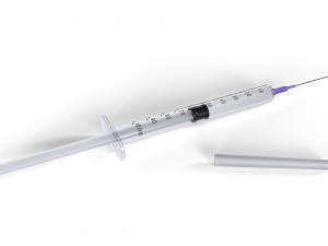 VACCINE SYRINGE 3D Model