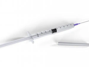 VACCINE SYRINGE 3D Model