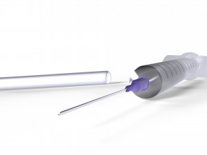 VACCINE SYRINGE 3D Model
