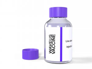VACCINE SYRINGE 3D Model