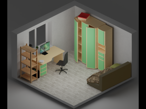Bedroom 3D Модель