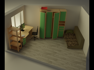 Bedroom 3D Модель
