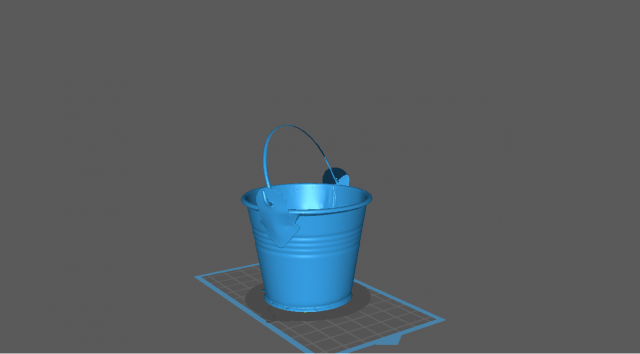 Mini bucket Model 3D .c4d .max .obj .3ds .fbx .stl .blend 