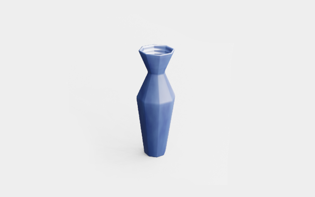 Vase 3D with texture node Modèle 3D .c4d .max .obj .3ds .fbx .stl .blend 
