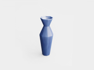 Vase 3D with texture node 3D Model