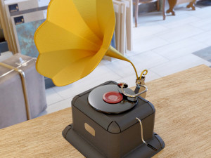 Record Player 3D Model