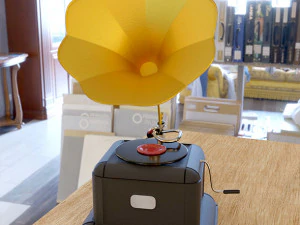 Record Player 3D Model