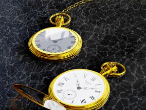 जेब घड़ी 3D मॉडल