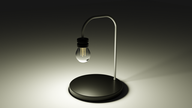 Magnetic lamp 3D-Modell .c4d .max .obj .3ds .fbx .stl .blend 