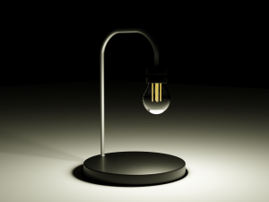 Magnetic lamp 3D-Modell