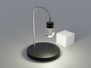 Magnetic lamp 3D-Modell