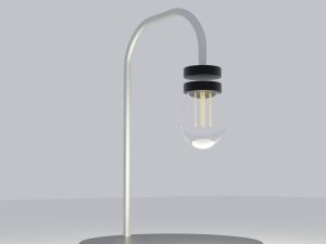 Magnetic lamp 3D-Modell