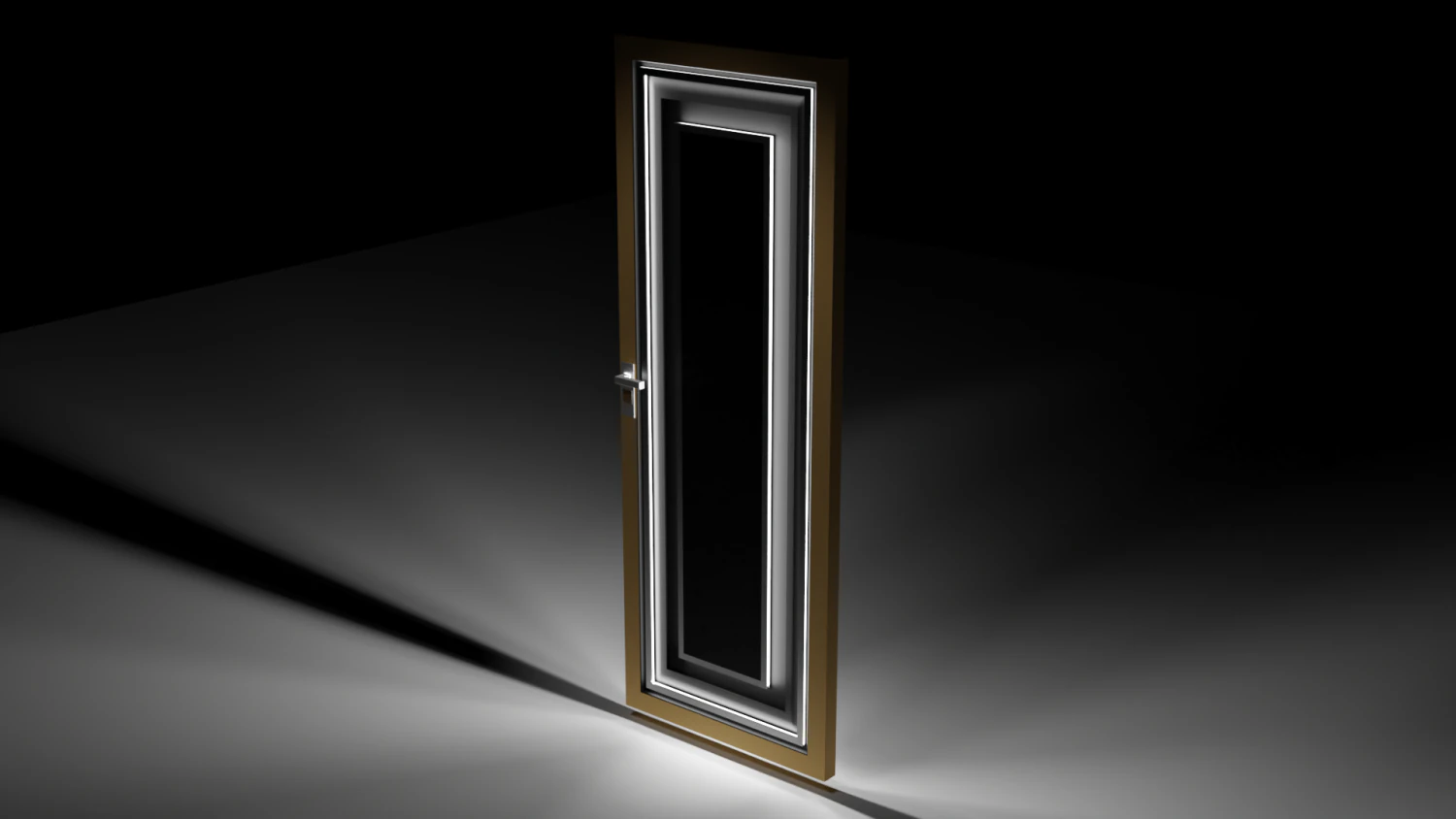 Modern door 3D Model .c4d .max .obj .3ds .fbx .stl .blend 