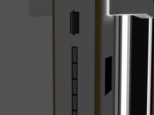 Modern door Modelo 3D