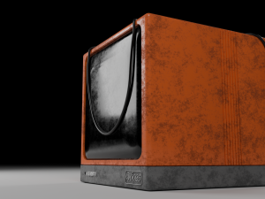 Old TV Model 3D