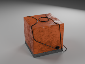 Old TV Model 3D