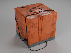Old TV Model 3D