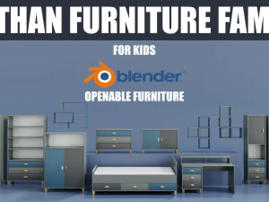 Nathan Meubelfamilie 3D Model