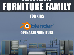 Nathen Furniture Family 3D Модель