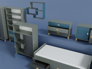 Nathen Furniture Family 3D Модель