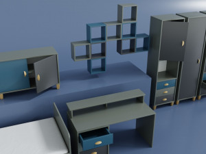 Nathen Furniture Family 3D Модель