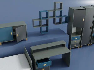Nathen Furniture Family 3D Model