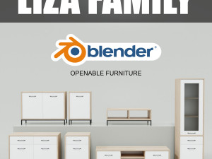 Liza Furniture Family 3D 모델