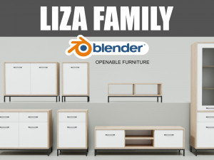 Liza Furniture Family 3D 模型