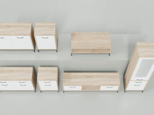 Liza Furniture Family 3D 모델