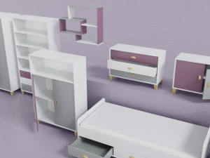 Lorena Furniture Family Modelo 3D