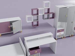 Lorena Furniture Family Modelo 3D