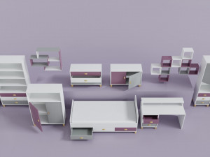 Lorena Furniture Family Modelo 3D