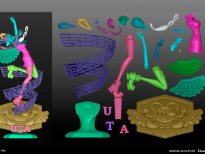 UTA FANART ONE PIECE RED FILM 3D 프린트 모델