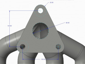 Exhaust Manifold Model do druku 3D