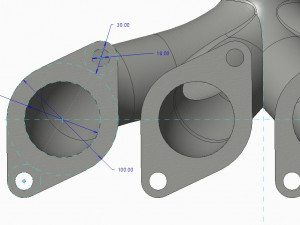 Exhaust Manifold Model do druku 3D