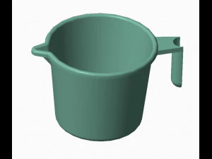 Plastic Mug 3D Print Model 3D Print Model