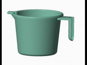 Plastic Mug 3D Print Model Model do druku 3D