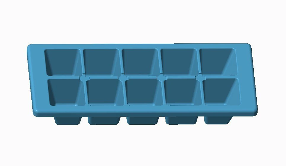 Ice Tray 3D Print Model .c4d .max .obj .3ds .fbx .stl .blend